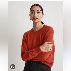 Madewell (Re)sponsible Cashmere Oversized Crewneck Sweater